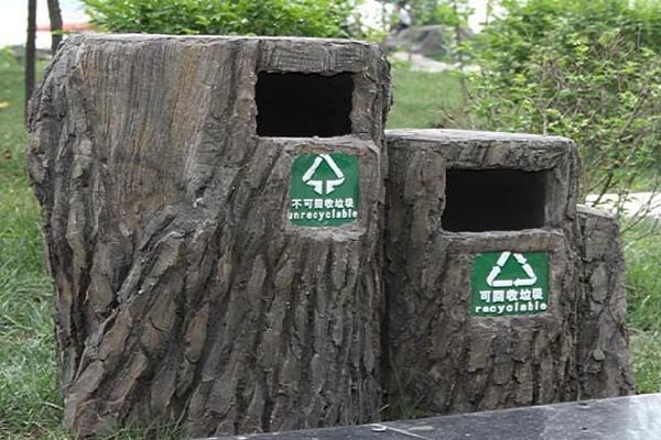 仿木垃圾（jī）桶